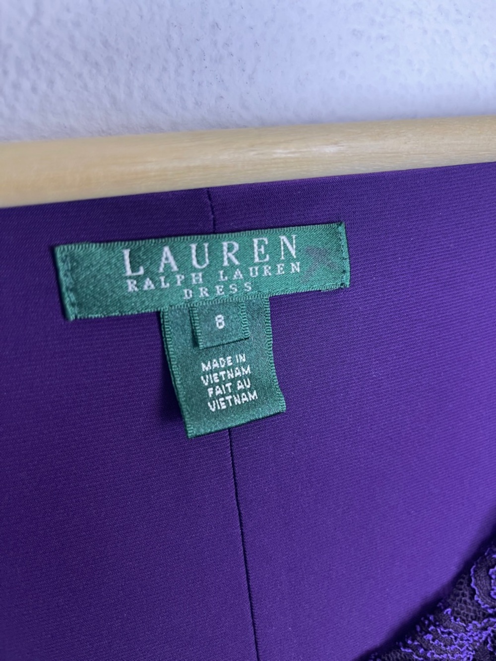 Lauren Ralph Lauren Long Sleeve Lace Cocktail dress 8 - Picture 3 of 7